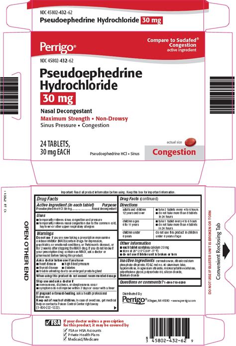 The amount of pseudoephedrine that an individual can purchase each month is limited and individuals are required to present photo identification to purchase products containing pseudoephedrine. . Pseudoephedrine neuropathy